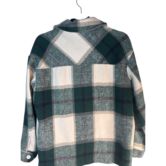 2/$30 Zaful Medium Womens Plaid Button-Up Jacket - Picture 12 of 13